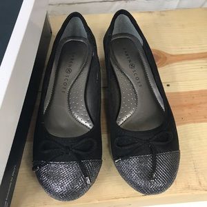 Karen Scott "Rylee" Black Ballet Flats Shoes NEW